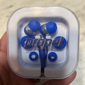 Bright Blue Earbuds New in Unopened Case